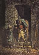 Jean Francois Millet, Mother and child